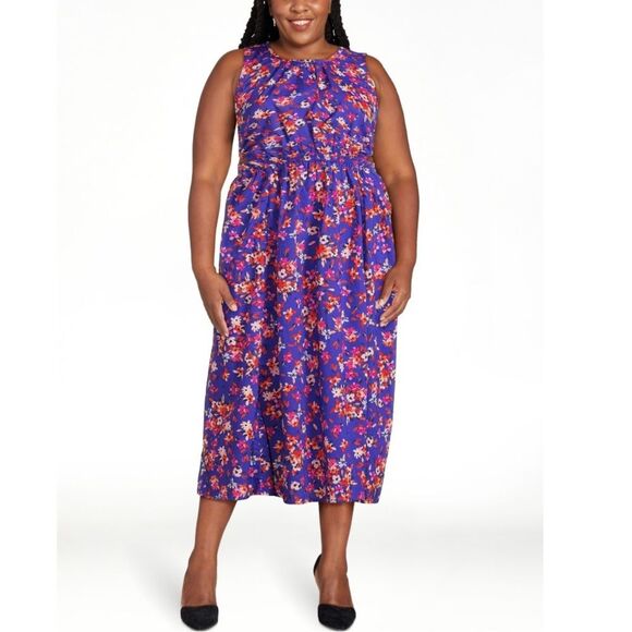 BeachLunchLounge side cut out midi dress - Picture 1 of 9